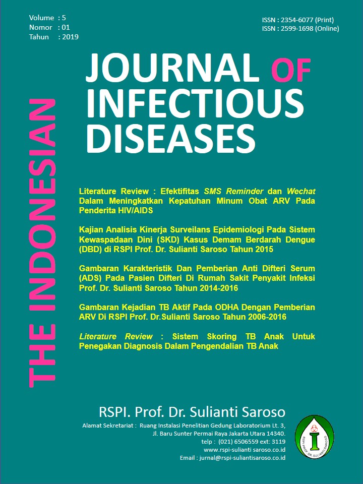 								View Vol. 5 No. 1 (2019): The Indonesian Journal of Infectious Disease
							