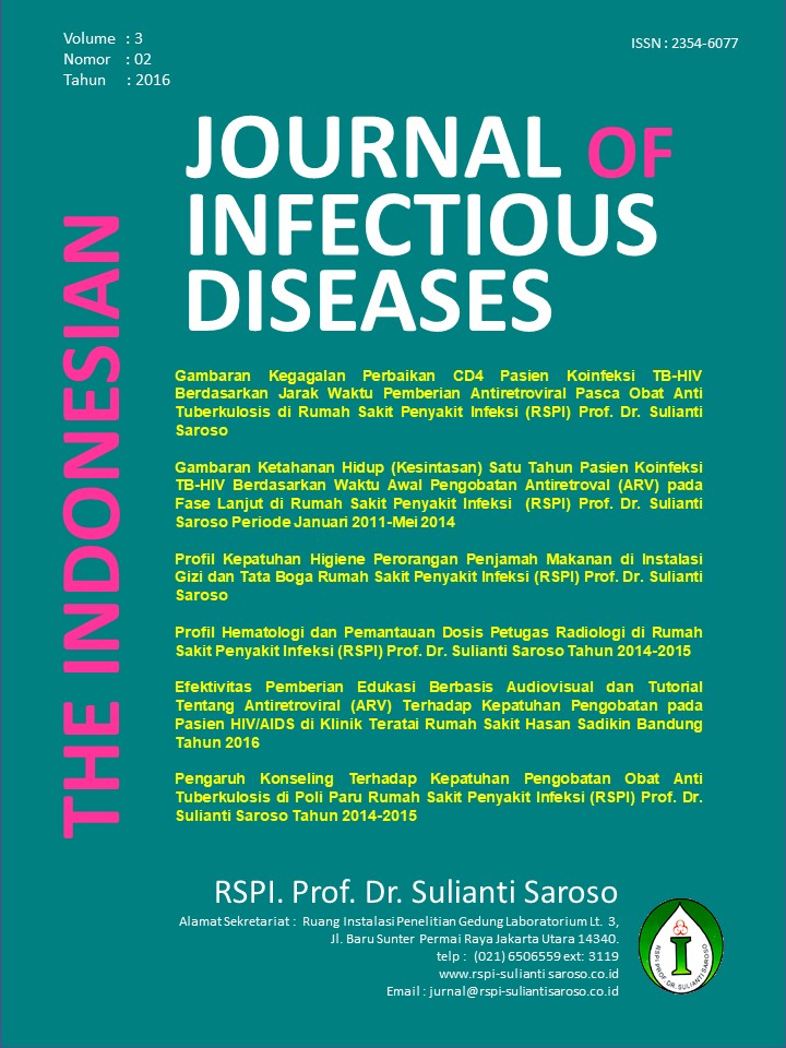 								View Vol. 3 No. 2 (2016): The Indonesian Journal of Infectious Diseases
							